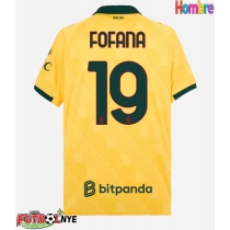 Camiseta AC Milan Youssouf Fofana #19 Tercera Equipación 2025-26 manga corta